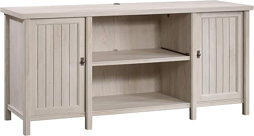 Amazon Com Sauder Costa Credenza Chalked Chestnut Finish
