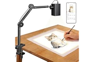 Art Projector for Tracing with Adjustable Stand, Web-Based Control No App Needed, Drawing Projector Works with iOS/Android, G