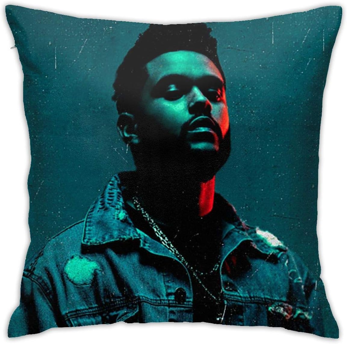 XINPULONG Square Decorative Throw Pillow Case Size 18" x 18" with Beauty Print Pattern