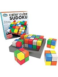 ThinkFun Color Cube Sudoku - Fun, Award Winning Version of Sudoku Using Colors Instead of Numbers For Age 8 and Up