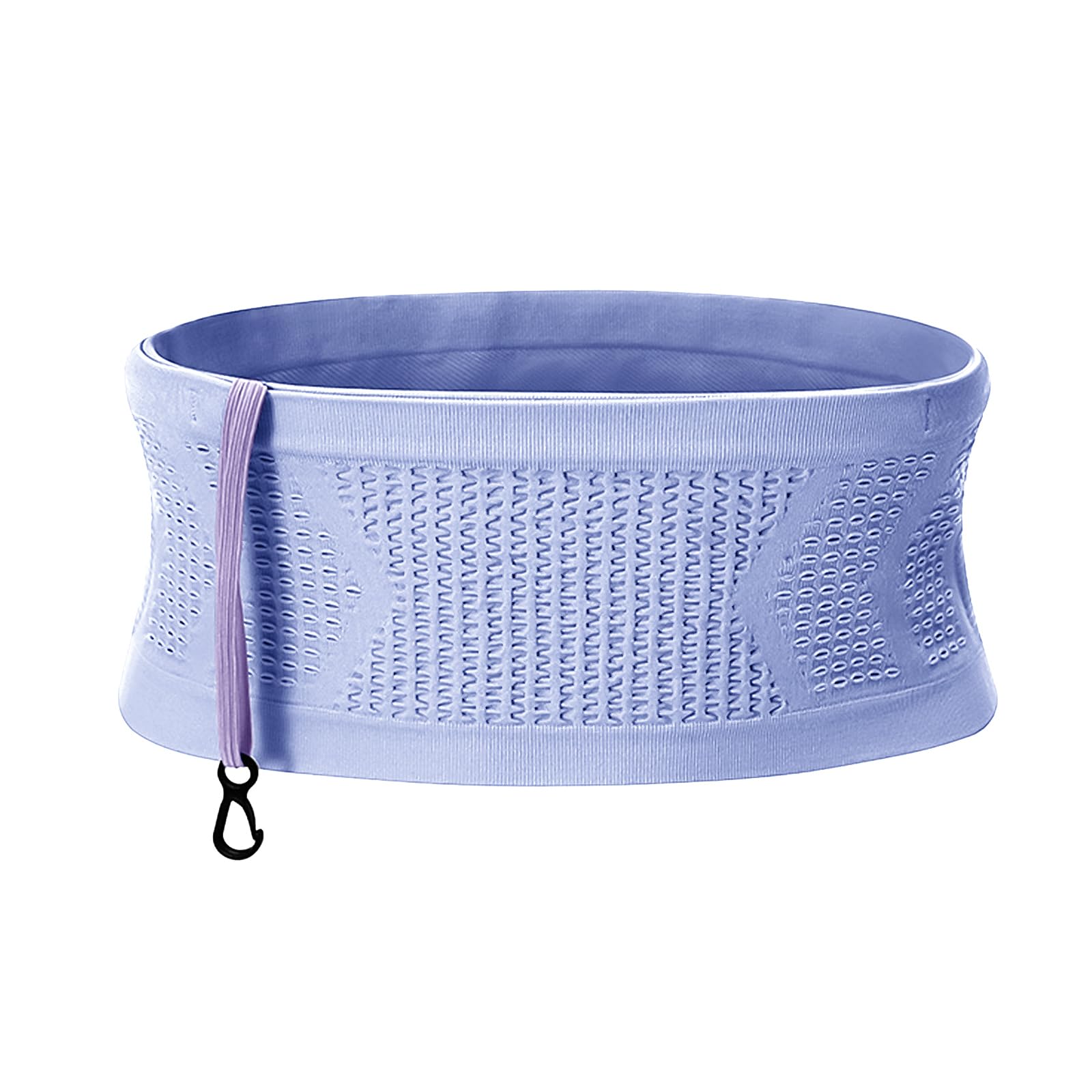 Adorila Slim Running Belt, Running Belt Fanny Pack for Men Women, Travel Running Waist Belt for Money and Passport (Purple, Small)