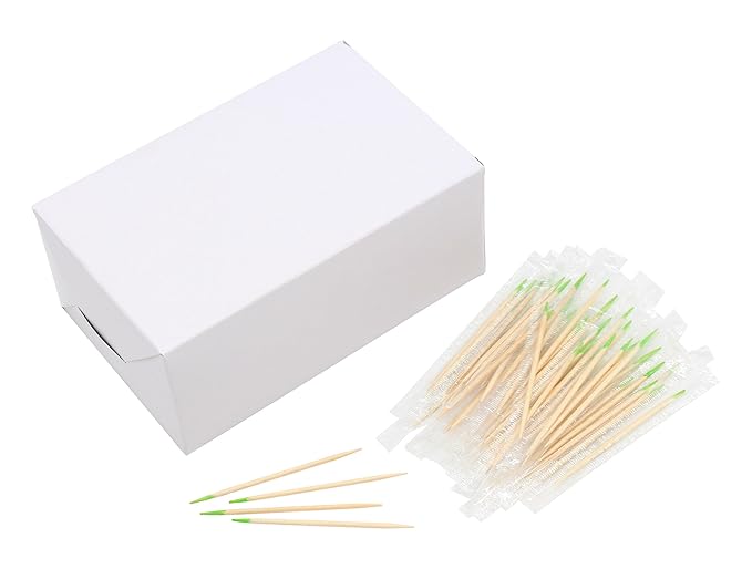 Individually Wrapped Mint Flavor Wood Toothpicks Wooden Toothpicks