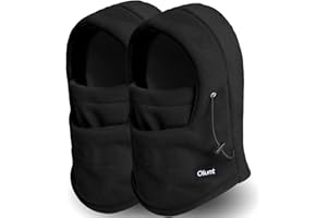 OLIUMT Kids Balaclava Ski Mask Heavyweight Fleece Face Cover Warmer for Cold Weather Windproof Winter Hat Balaclava for Boys Girls