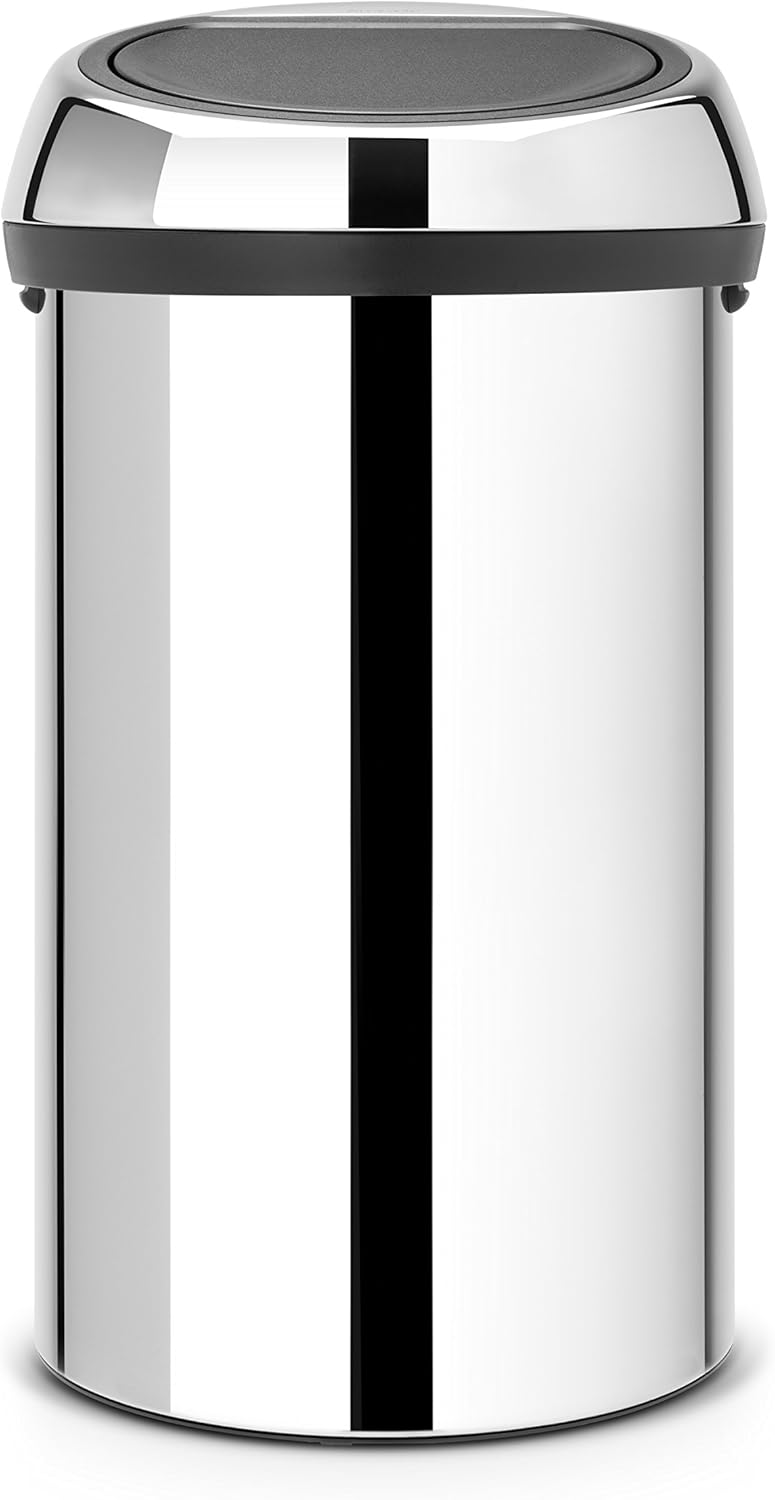 Brabantia 60 Litre Touch Bin Brilliant Steel My Kitchen Accessories