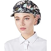 Nanxson 3pcs Chef Hats for Women Men Chef Caps Work Hats Kitchen Cooking Bakers Hat for Food Service with Brim