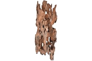 HEMYIS Natural Wood Driftwood for Aquarium Fish Tank Decor,Assorted Driftwood Trunk Branch for Reptile Tank Decor (SHP-XM Driftwood (12 to15 Inch)-Pack of 1)