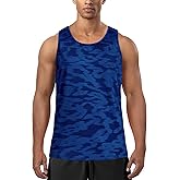 Zengjo Mens Tank Tops Workout Sleeveless Shirts Quick Dry Running Gym Mesh Muscle Tanks