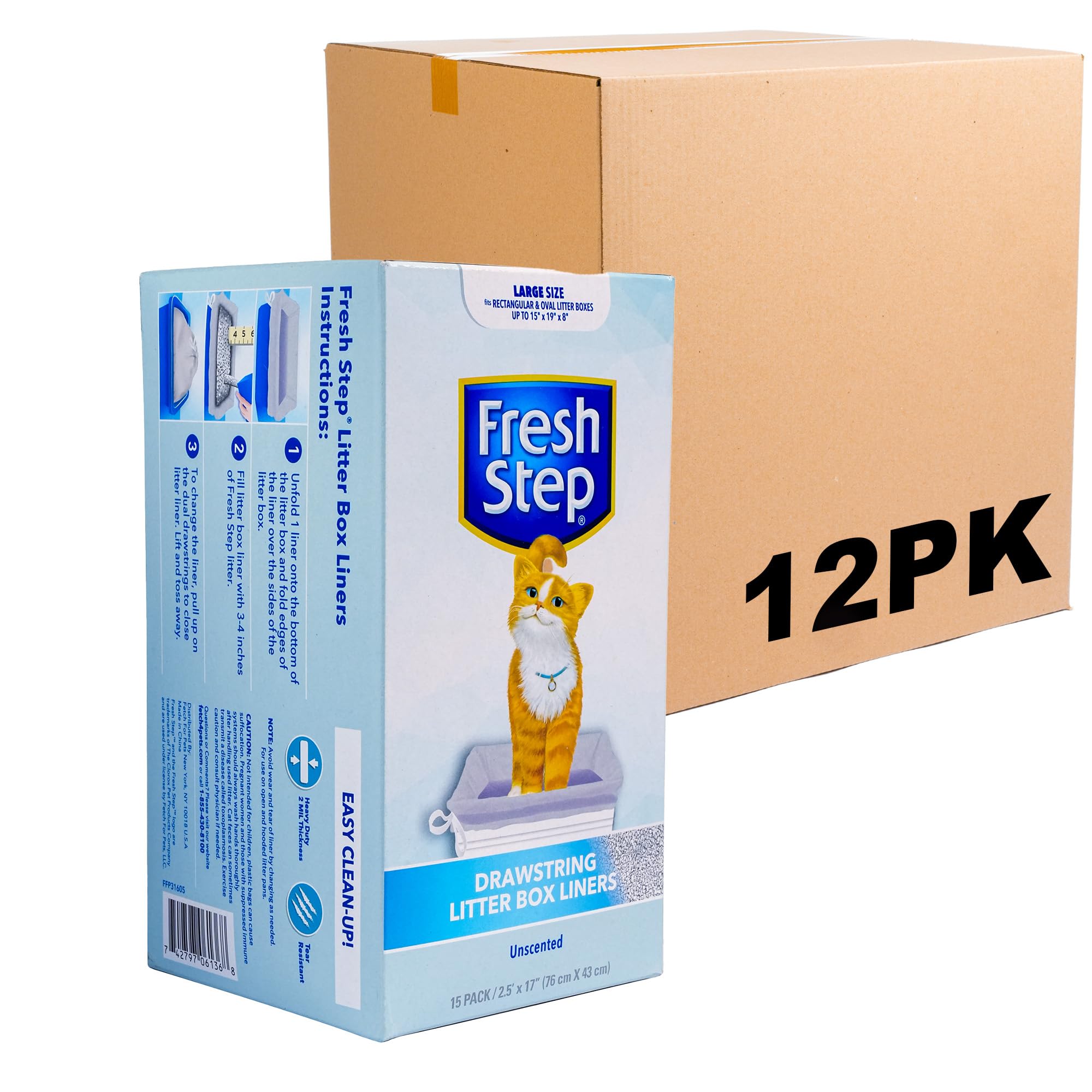 Fresh Step Drawstring Cat Litter Box