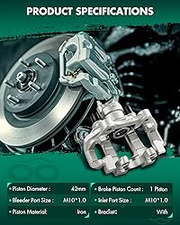 SCITOO Rear Left Brake Caliper With Bracket 19B3314