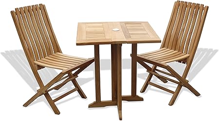 drop leaf table with folding chairs