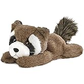 Bearington Reilly Raccoon Stuffed Animal Toy - 8" Realistic Raccoon Plush with Soft Fur and Lifelike Details - Adorable Plushies and Stuffies Gift for Kids, Nursery Decor, and Collectors