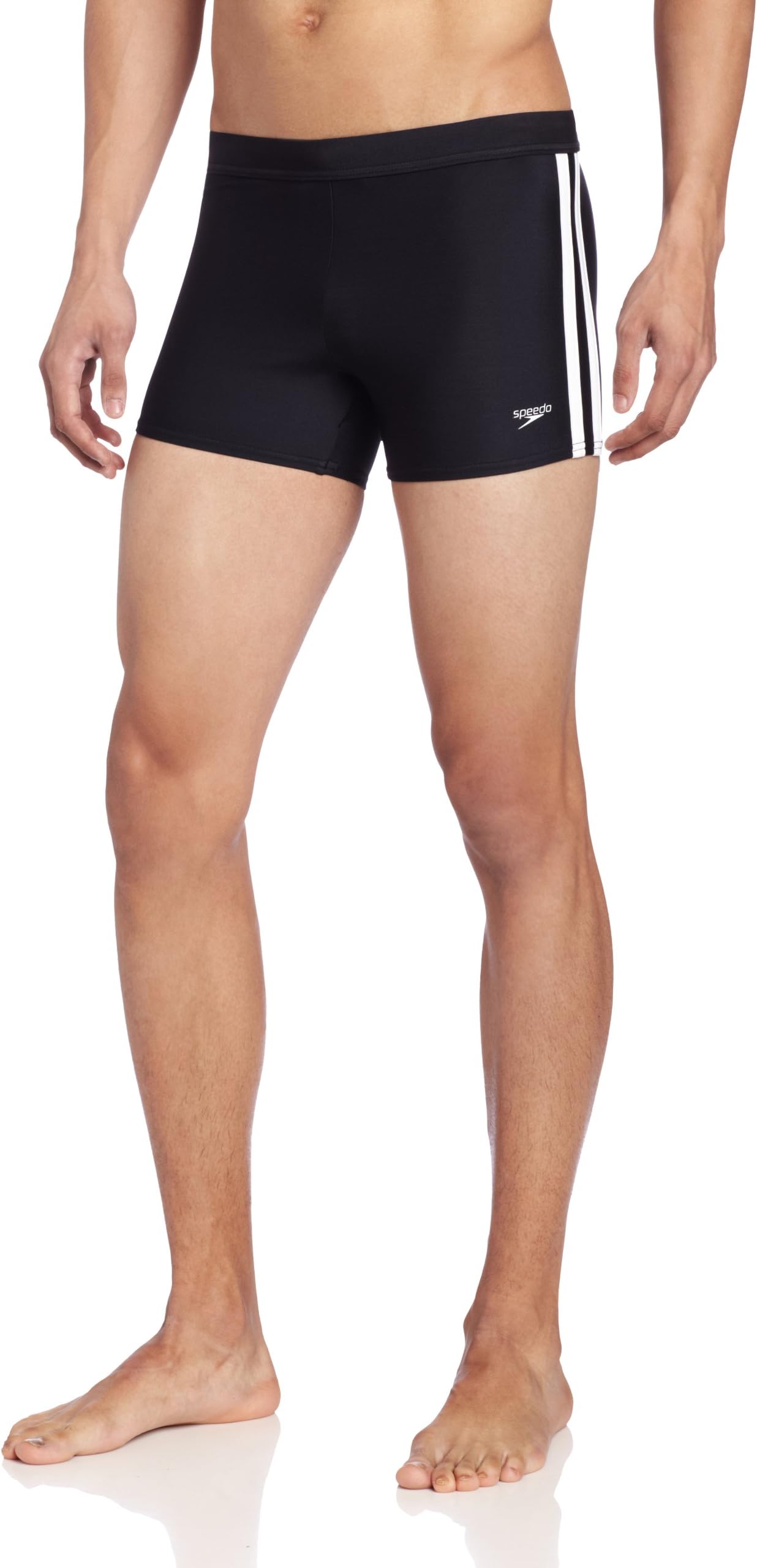 Speedo Men's PowerFLEX Eco Shoreline Square Leg Swimsuit