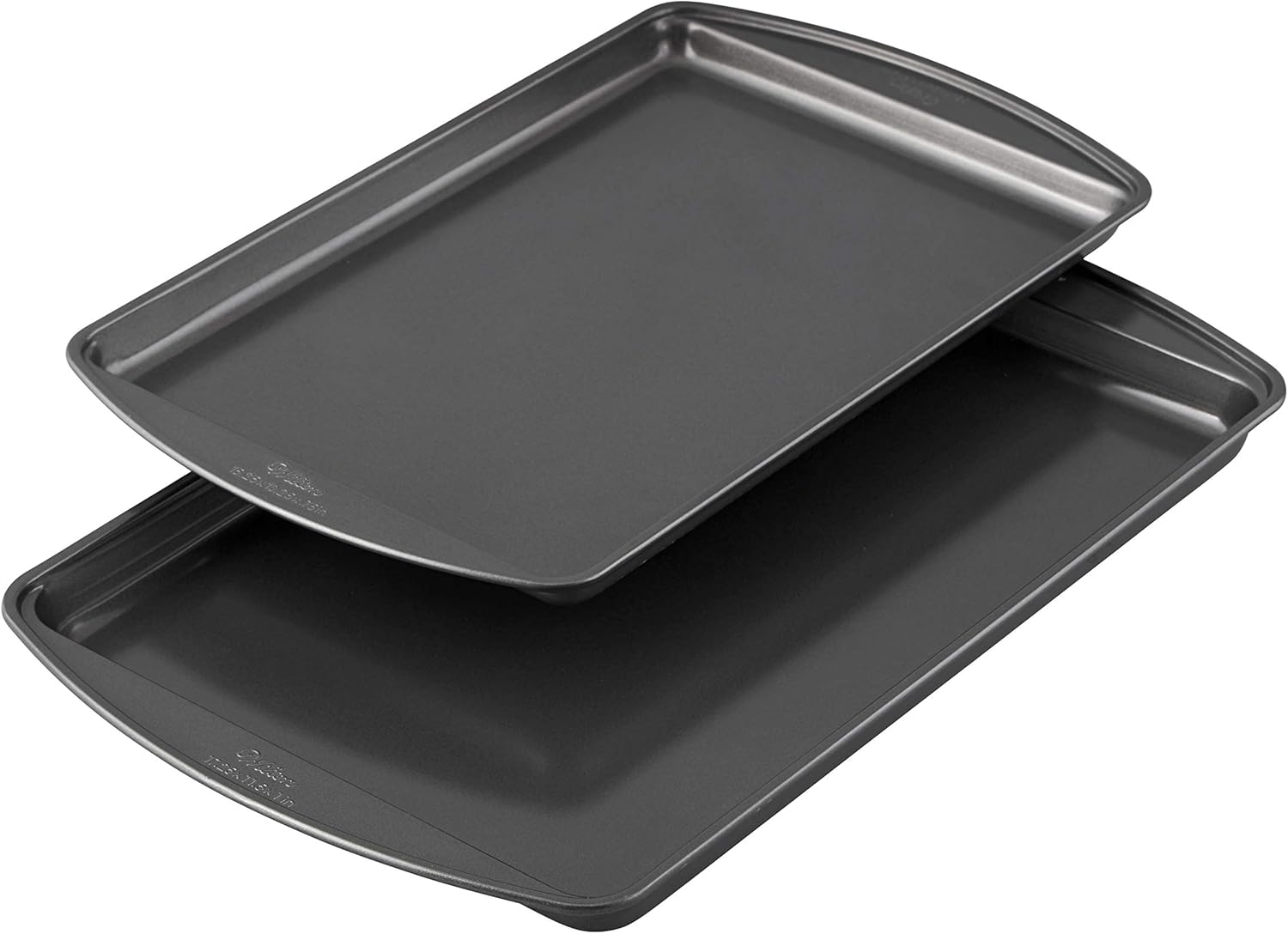 Wilton Perfect Results Premium Non-Stick Bakeware Cookie Baking Sheets Set, 2-Piece: Kitchen & Dining