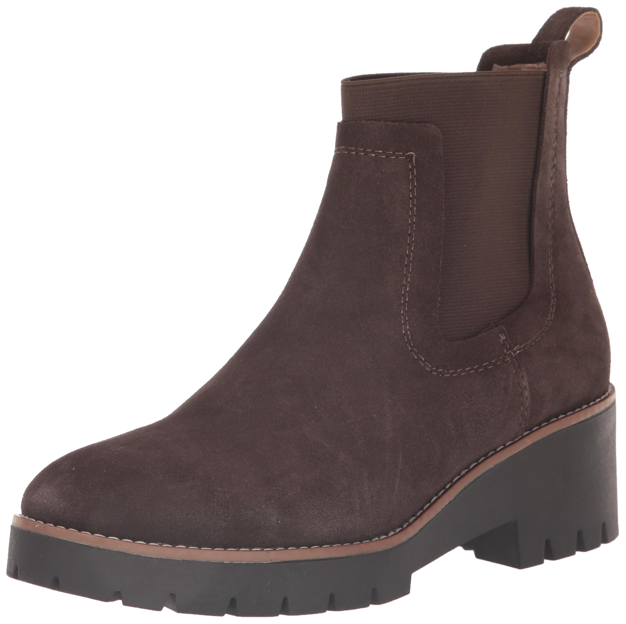 Blondo Women’s DYME Fashion Boot, Java Suede, 5