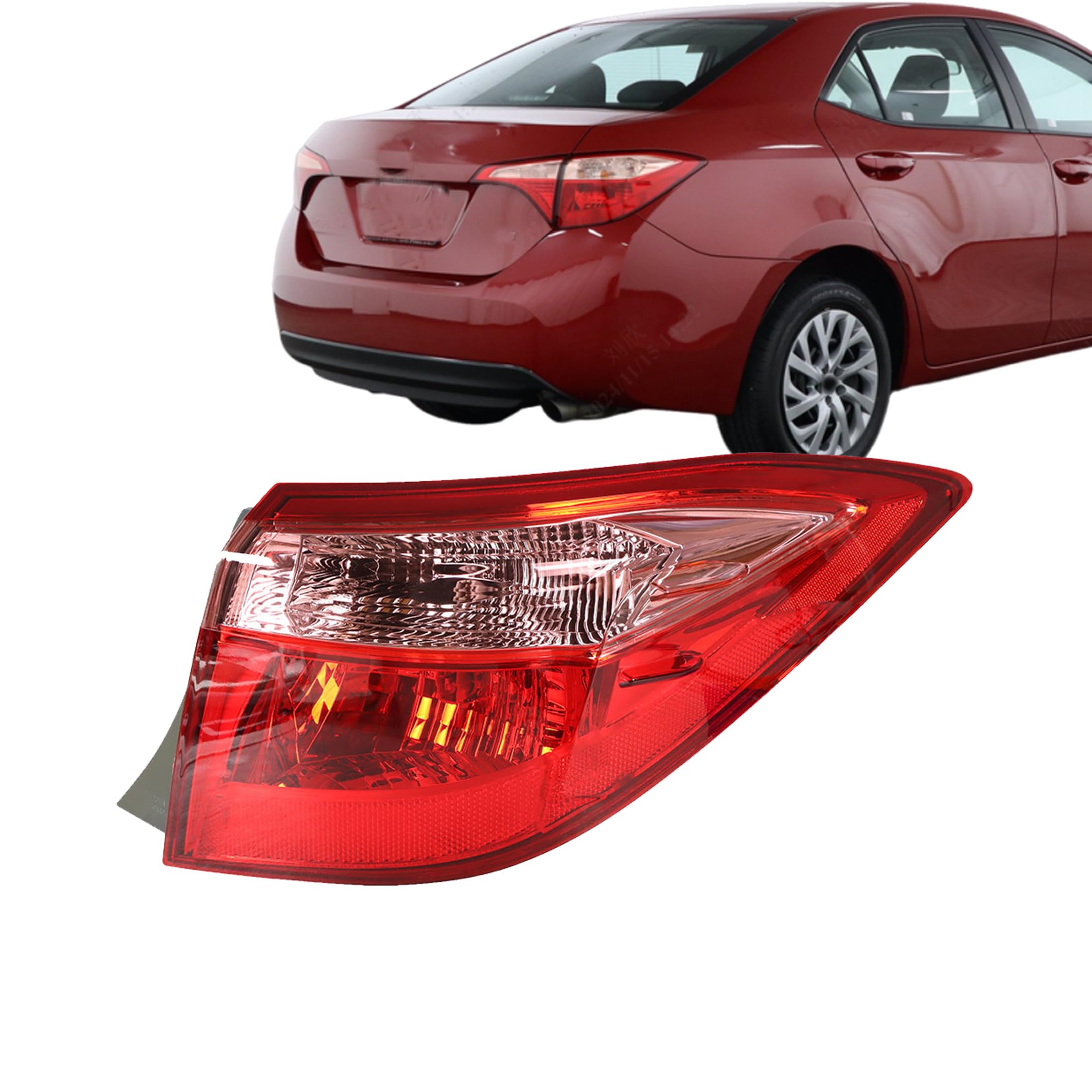 Photo 1 of Thomletha RH Passenger Side Tail Light Replacement for Toyota Corolla 2017-2019 Tail Lamp 8155002B00 TO2805130
