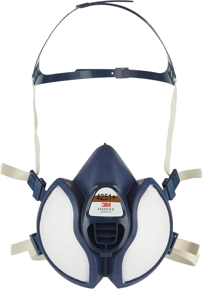 3M 4251+ Maintenance Free Reusable Half Mask Respirator FFA1P2 R D Filters