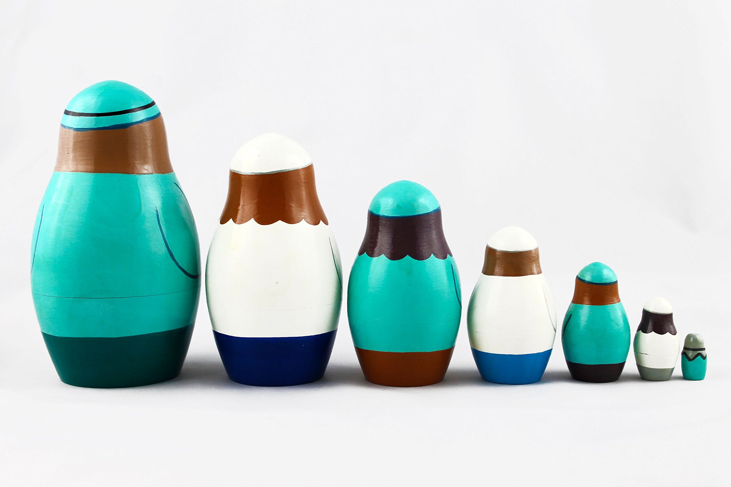 Matryoshka Russian Nesting Wooden Doll Physician Doctor Nurse Hospital 7 Pcs Stacking Hand Painting Beautiful Nested Matriosjka Matrioska Matreshka Matrjoska Matroeska