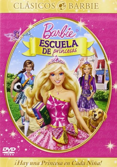 Barbie escuela de princesas DVD 
