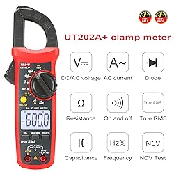 UNI-T UT202A+ Digital clamp Meter 6000 Counts Auto