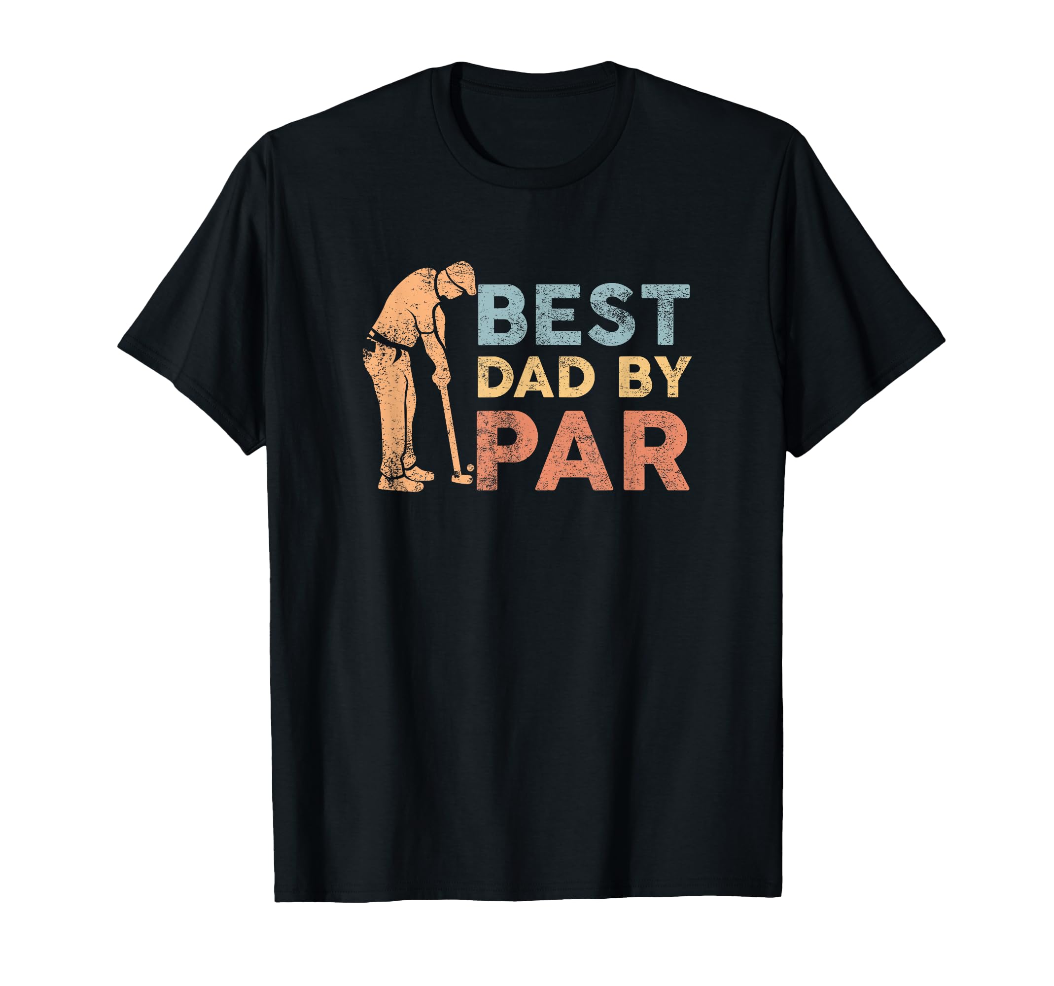 Golfer Dad Golfing Father - Best Dad By Par T-Shirt