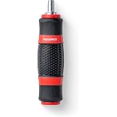 Feedback Sports Valve Core Tool for Schrader &amp; Presta, Fix Tubeless Tires | Removes and installs Presta or Schrader valve cores; machined steel tool with file-tread grip for easier tubeless setups
