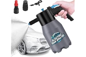 aokway Foam Sprayer Car Wash, Electric Foam Sprayer, Car Soap Foam Pump Sprayer for Cleaning Detailing Portable Cordless Handheld Foam Cannon（Dark Gray）