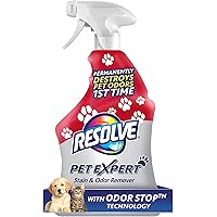 Resolve Pet Expert Carpet & Upholstery Cleaner - Removes Stains and Odors, 22 oz