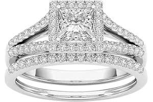 iLH Clearance Deals Rings,Sterling Silver Ring Womens Diamond Engagement Wedding Band Rings Cubic Zirconia Jewelry Gift