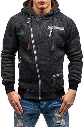 diagonal zipper jacket mens