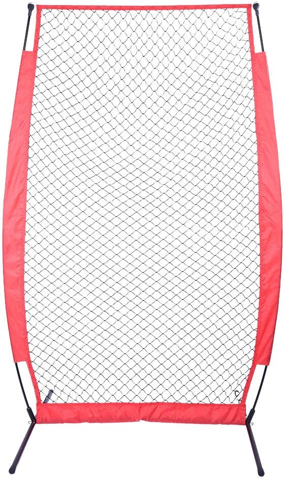 Iusun 7' x 4' Baseball/Softball Practice Net Batting Training Net,Portable Sports Barrier Net for Hitting, Pitching, Batting & Fielding Practice - Ship from USA