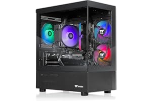Thermaltake LCGS View i1460-170 Gaming Desktop (Intel Core™ i5-14400F, ToughRam 16GB DDR5 6000MT/s RGB Memory, NVIDIA GeForce® RTX 5060, 1TB NVMe M.2, WiFi, Windows 11) V17B-B760-560-LCS