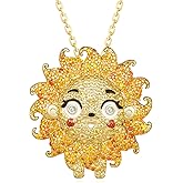 Cehuzeli Sun Necklace S925 Sterling Siver Sun Gifts for Women Jewerly Gift for Women