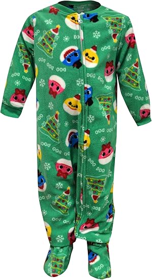 baby shark girl pajamas