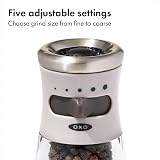 OXO Good Grips Contoured Mess-Free Pepper Grinder Ceramic Gray view 4