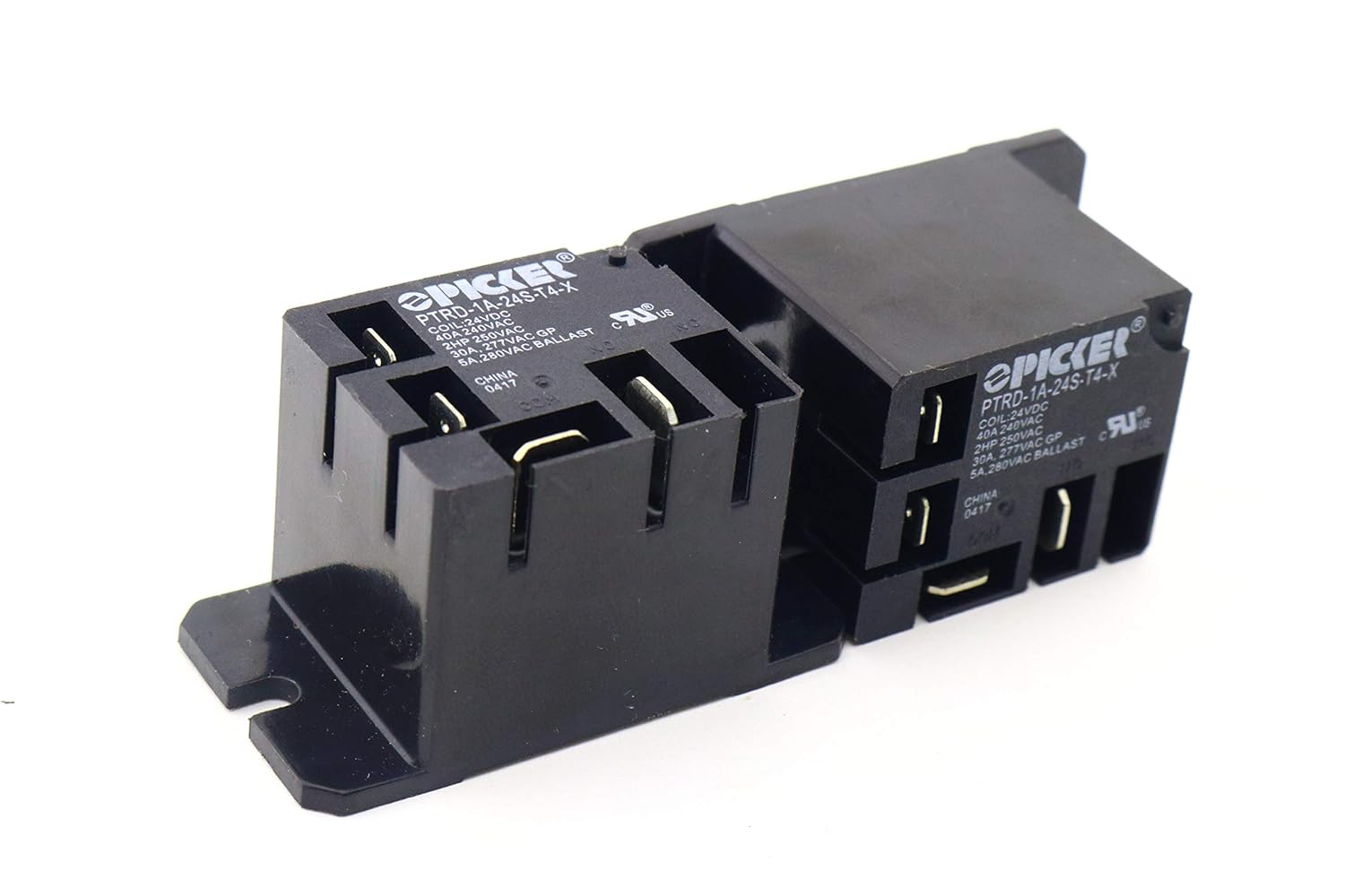 PC7951AC124SRNX 4 Pin SPST 24 VDC Coil 80/60 Amp Maxi ISO Sealed