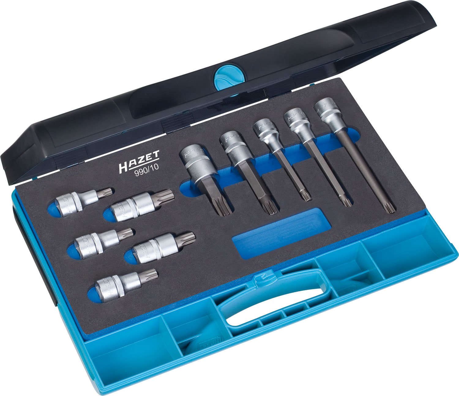 Hazet 12.5mm/ 1/2-inch Internal Serration XZN Screwdriver Socket Set