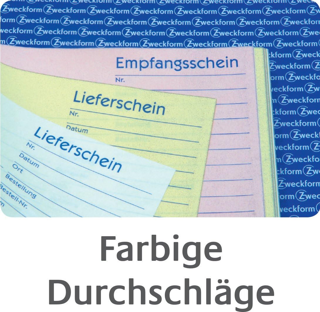 Avery Zweckform 1736-5 A6 Receipt Paper Pad 2x 40 Sheets 5-Pack, 5 piece - Image 5