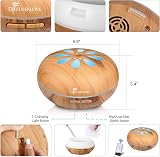 Diffuserlove 550ML Essential Oil Diffuser with Remote Control & Humidifier view 6
