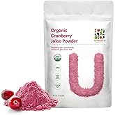 Unleash’d Organic Organic Cranberry Juice Powder 16 oz – 100% Pure Superfood, Rich in Antioxidants & Vitamins, Natural Nutrient Boost