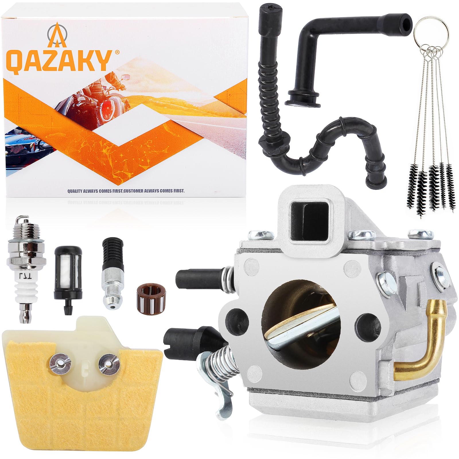 QAZAKY Carburetor Compatible with 034 036 MS340 MS350 MS360 360Pro Chainsaw Zama C3A-S31A Tillotson 40-HE-20A Carb 11251200651 11251200613 11251200614 11251200615