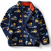 EIGIOO Toddler Fleece Jacket Kids Lightweight Outerwear Boys Girls Long Sleeve Fall Spring Coat 2-12 Years