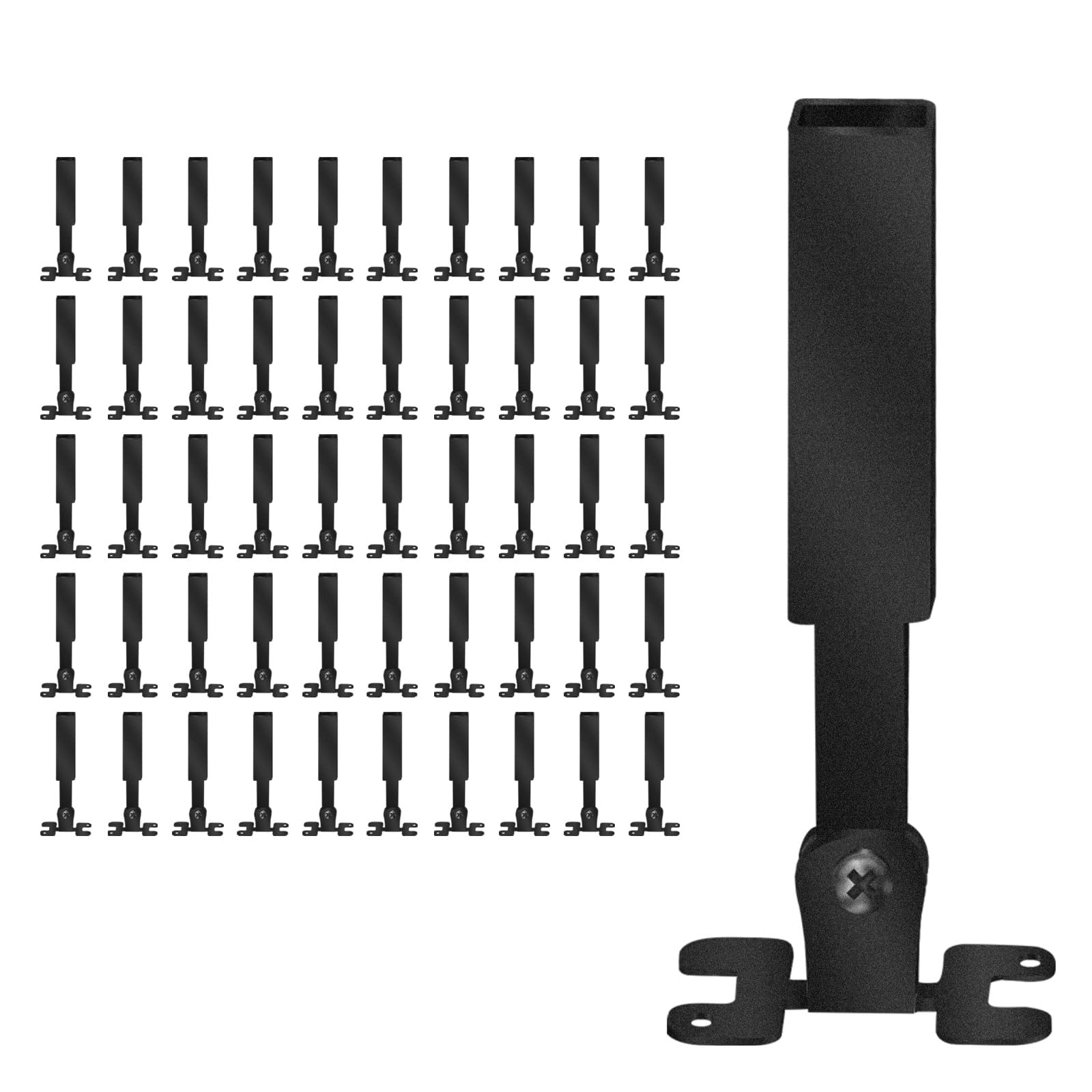 Photo 1 of Angle Adjustable Connectors,Baluster Swivel Connectors with Screw for Installation of 1/2" Square Balusters balusters for Staircase Interior 50Pack