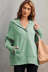 AlavQ Fall Long Sleeve V Neck Pullover Hoodies