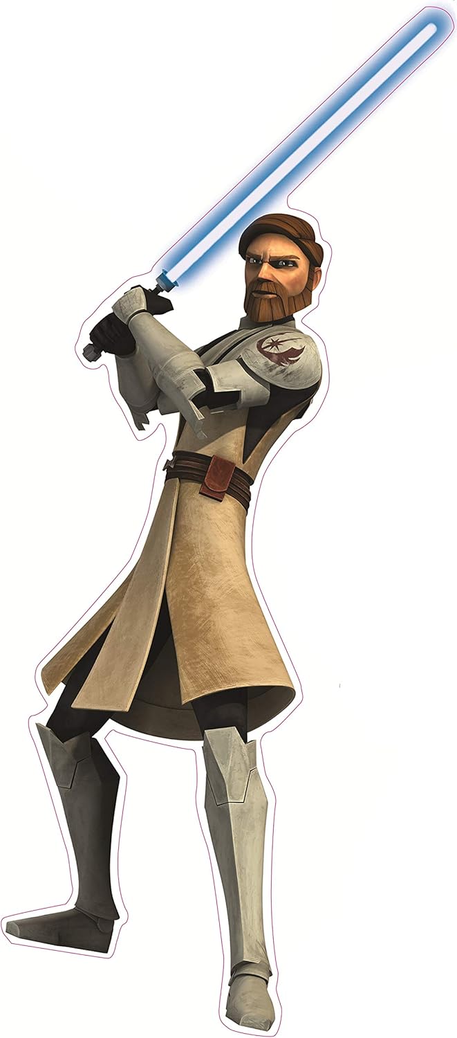10 Inch Clone Wars OBI-Wan Kenobi Decal 