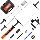 RONGTER 4-in-1 Hot Wire Foam Cutter Kit Hot Knife Cutting Tool | Complete 4-in-1 Foam Cutter Kit With Multiple Cutting Heads Replacement Wires And Storage Case For DIY Foam Projects