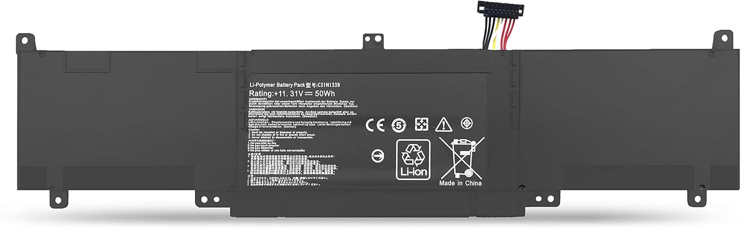 BatteryMon Laptop Battery C31N1339 0B200-00930000 for ASUS ZenBook UX303 UX303L UX303LA UX303LN UX303UB Q302L Q302LA Series Notebook