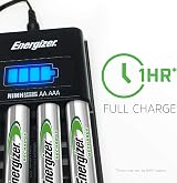 Energizer Recharge Pro Battery Charger for AA and AAA with 4 Batteries view 2