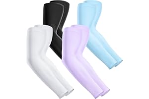 Fivali Arm Sleeves for Men Women: Cooling UV Sun Protection Arm Compression Sleeve Youth Sports