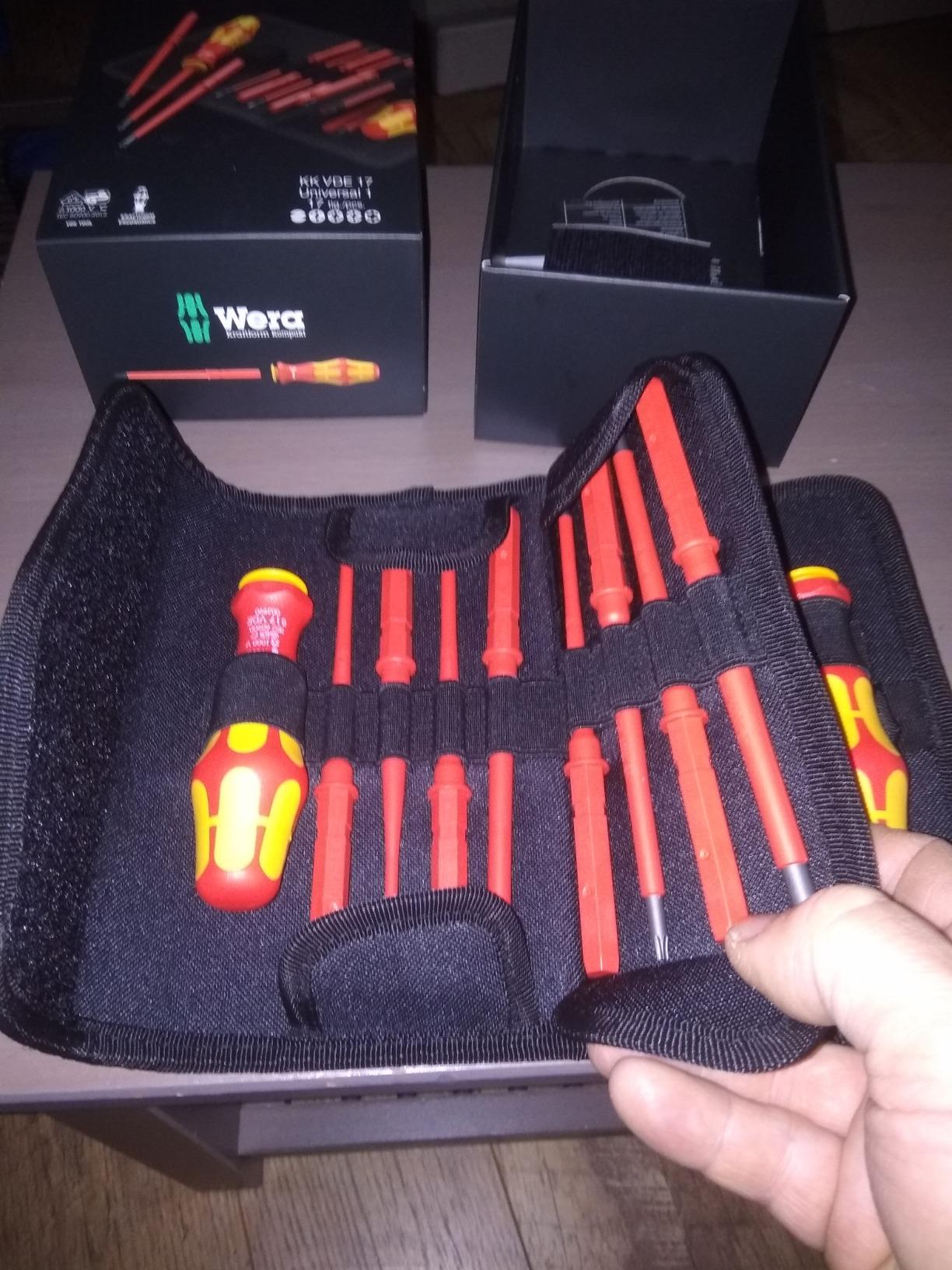 WERA 05059030001 Kraftform Kompakt VDE 17 Universal 1, 17 Pieces photo review