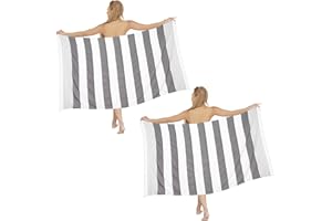 Dlebay Beach Towel 2 Pack,Sand Free Beach Towels Oversized 39 x 72,Turkish Beach Towel Quick Dry Towel,Lightweight Pool Towels for Adults Travel Towel,Cool Beach Essentials Super Absorbent Towels